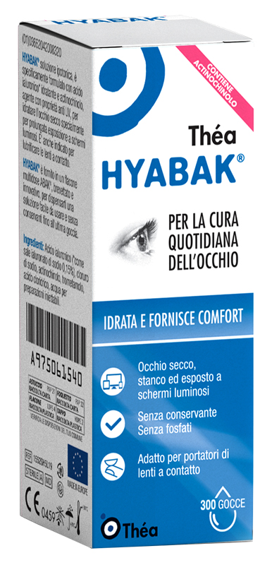 HYABAK SOLUZIONE OFTALMICA 10 ML - goldeneffe.it