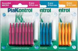 PLAKKONTROL SCOVOLINO CON MANICO MIDI 0,7 8 PEZZI - goldeneffe.it
