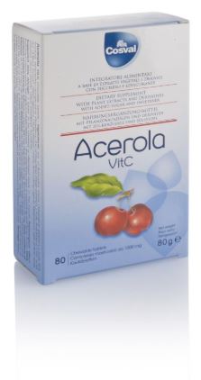 ACEROLA VITAMINA C 80 TAVOLETTE - goldeneffe.it