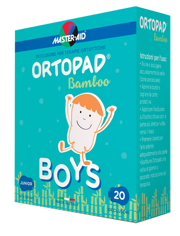 CEROTTO OCULARE PER ORTOTTICA ORTOPAD BOYS 5X6,7 CM 20 PEZZI - goldeneffe.it