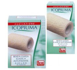 ICOPIUMA BENDA GARZA ELASTICA AUTOFISSANTE CM6X4MT 1 PEZZO - goldeneffe.it