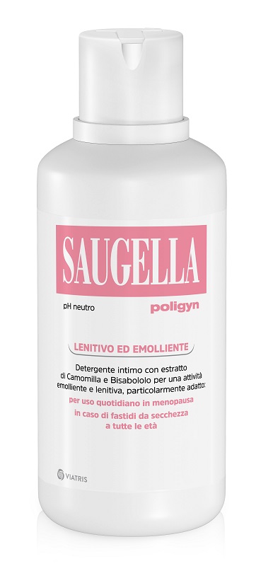 SAUGELLA POLIGYN PH NEUTRO DETERGENTE INTIMO LENITIVO ED EMOLLIENTE 500 ML - goldeneffe.it