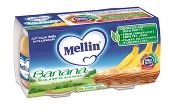 MELLIN OMOGENEIZZATO BANANA 100 G 2 PEZZI - goldeneffe.it