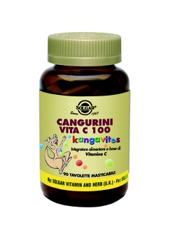 CANGURINI VITAMINA C 100 COMPRESSE MASTICABILI - goldeneffe.it