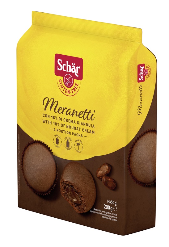 SCHAR MERANETTI CON CREMA GIANDUIA 4 PEZZI DA 50 G - goldeneffe.it