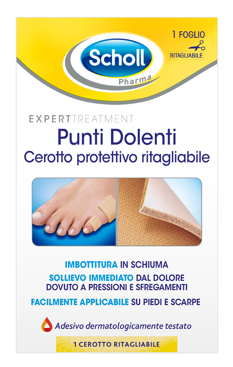 CEROTTO RITAGLIABILE DOPPIO SPESSORE PER CALLI E DURONI 1 PEZZP - goldeneffe.it