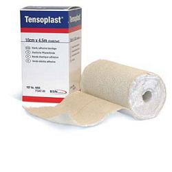 BENDA ELASTICA AUTOADESIVA TENSOPLAST CON OSSIDO DI ZINCO 4,5X500CM - goldeneffe.it