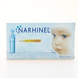 SOLUZIONE FISIOLOGICA PER ASPIRATORE NASALE NARHINEL 20 FIALE DA 5ML - goldeneffe.it