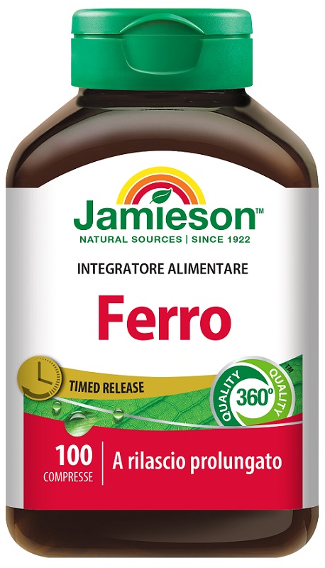 JAMIESON FERRO A RILASCIO PROLUNGATO 100 COMPRESSE - goldeneffe.it