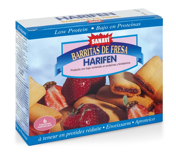 HARIFEN SNACK FRAGOLA 125 G - goldeneffe.it
