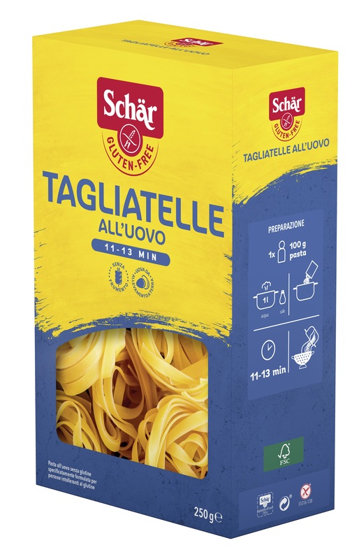 SCHAR TAGLIATELLE ALL'UOVO 250 G - goldeneffe.it