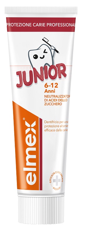 ELMEX JUNIOR PROFESSIONAL DENTIFRICIO 75 ML - goldeneffe.it