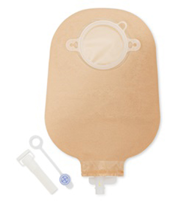 SACCA PER UROSTOMIA DANSAC NOVA 2 ANATOMICA TRASPARENTE MIDI CON RUBINETTO DI CHIUSURA DI SICUREZZA 55MM 10 PEZZI + 1 ADATTATORE E 10 TAPPINI ESTERNI - goldeneffe.it