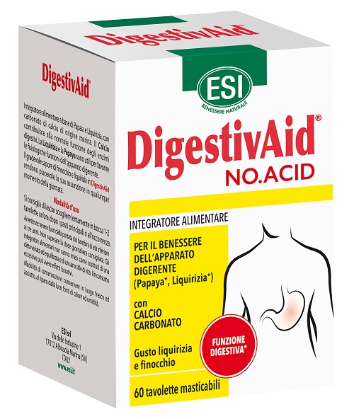 ESI DIGESTIVAID NO ACID 60 TAVOLETTE - goldeneffe.it