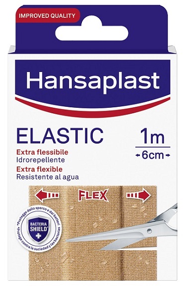 CEROTTO IN STRISCIA HANSAPLAST ELASTIC EXTRA FLESSIBILE 6 CM LUNGHEZZA 1 M 10 PEZZI - goldeneffe.it
