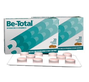 BE-TOTAL 20 COMPRESSE RIVESTITE - goldeneffe.it