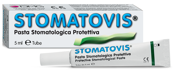 PASTA STOMATOLOGICA PROTETTIVA STOMATOVIS STOMATITI AFTOSE 5 ML - goldeneffe.it