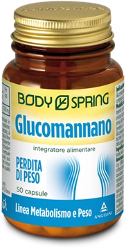 BODY SPRING GLUCOMANNANO 50 CAPSULE - goldeneffe.it