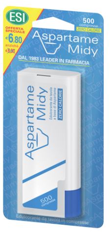 ESI ASPARTAME MIDY 500 COMPRESSE OFFERTA SPECIALE - goldeneffe.it