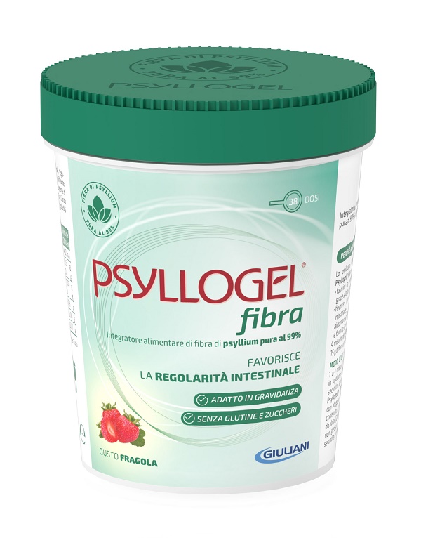 PSYLLOGEL FIBRA FRAGOLA VASO 170 G - goldeneffe.it