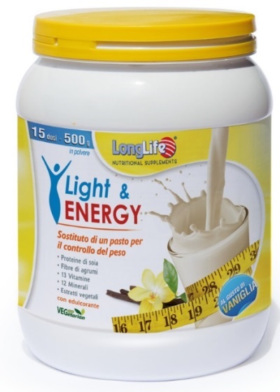 LONGLIFE LIGHT & ENERGY VANIGLIA 500 G - goldeneffe.it