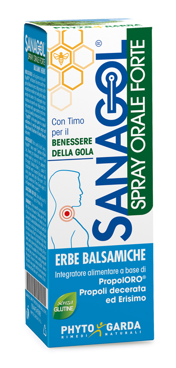 SANAGOL SPRAY FORTE ERBE BALSAMICHE 20 ML - goldeneffe.it