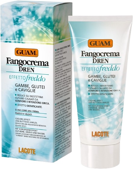 GUAM FANGOCREMA DREN EFFETTO FREDDO 200 ML - goldeneffe.it