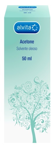 ALVITA ACETONE OLEOSO SOLVENTE 50 ML - goldeneffe.it