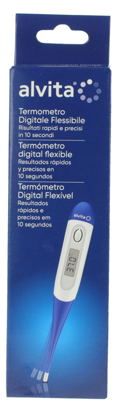 TERMOMETRO DIGITALE FLESSIBILE ALVITA - goldeneffe.it