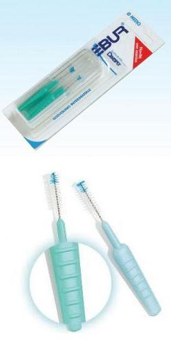 EBUR SCOVOLINO MEDIO CON MANICO IN ASTUCCIO TASCABILE 5 PEZZI - goldeneffe.it