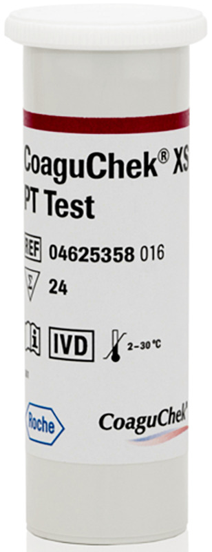 STRISCE REATTIVE PER DISPOSITIVO AUTODIAGNOSTICO COAGUCHEK XS PT TEST 24 PEZZI - goldeneffe.it