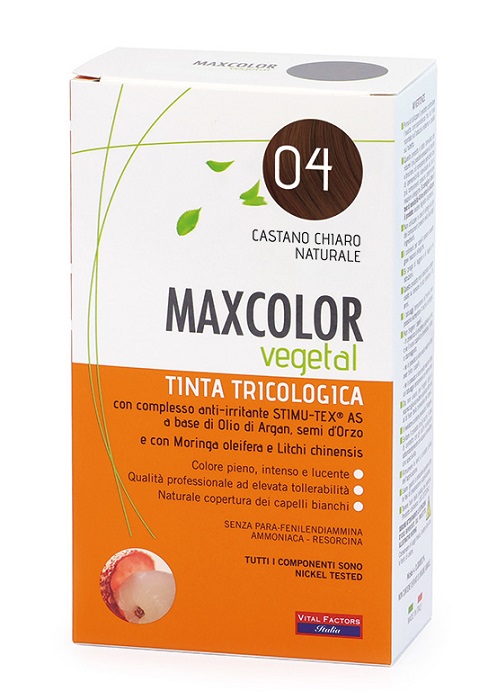 MAX COLOR VEGETAL 04 TINTURA 140 ML - goldeneffe.it