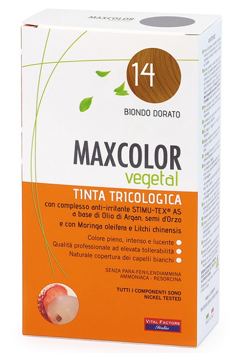 MAX COLOR VEGETAL 14 TINTURA 140 ML - goldeneffe.it
