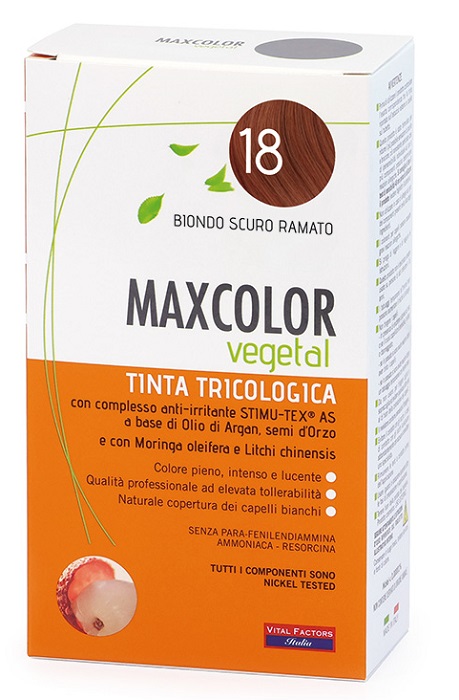 MAX COLOR VEGETAL 18 TINTURA 140 ML - goldeneffe.it