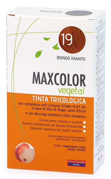 MAX COLOR VEGETAL 19 TINTURA 140 ML - goldeneffe.it
