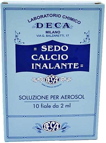 SEDO CALCIO INALANTE SOLUZIONE AEROSOL 10 FIALE 2 ML - goldeneffe.it