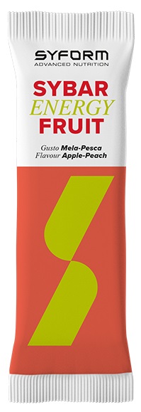 SYBAR ENERGY FRUIT BARRETTA MELA-PESCA 40 G - goldeneffe.it