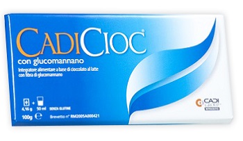 CADICIOC TAVOLETTA LATTE CON GLUCOMANNANO 100 G - goldeneffe.it