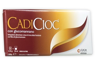CADICIOC TAVOLETTA FONDENTE CON GLUCOMANNANO 100 G - goldeneffe.it