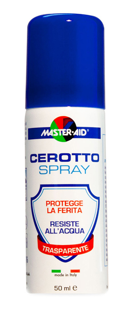 CEROTTO SPRAY MASTER-AID FLACONE 50ML CIRCA 80 APPLICAZIONI - goldeneffe.it