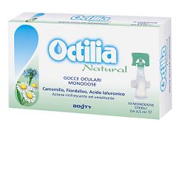 OCTILIA NATURAL GOCCE OCCHI IRRITATI E ARROSSATI 10 FLACONCINI MONODOSE 0,5 ML - goldeneffe.it
