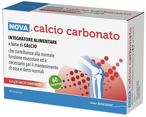 CALCIO CARBONATO 60 COMPRESSE DA 0,6 G - goldeneffe.it