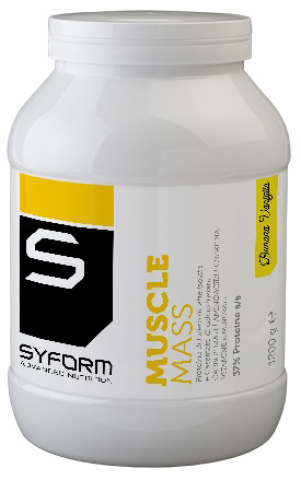 MUSCLE MASS BANANA/VANIGLIA 1200 G - goldeneffe.it