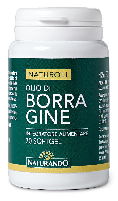 NATUROLI OLIO DI BORRAGINE 70 SOFTGEL - goldeneffe.it