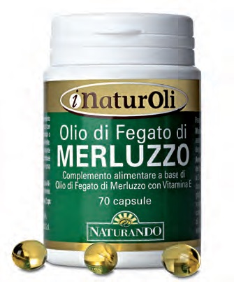 NATUROLI OLIO DI FEGATO DI MERLUZZO 70 CAPSULE MOLLI - goldeneffe.it