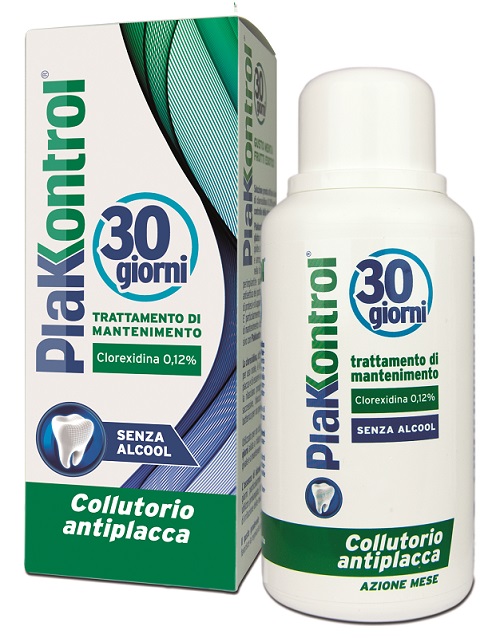 PLAKKONTROL 30 GIORNI COLLUTORIO 250 ML - goldeneffe.it