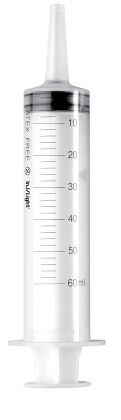 SIRINGA STERILE MONOUSO 60ML CONO CATETERE CENTRALE INJ-LIGHT SENZA AGO 1 PEZZO - goldeneffe.it