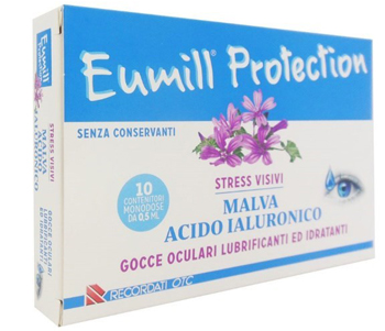 EUMILL PROTECTION GOCCE OCULARI 10 FLACONCINI MONODOSE 0,5 ML - goldeneffe.it