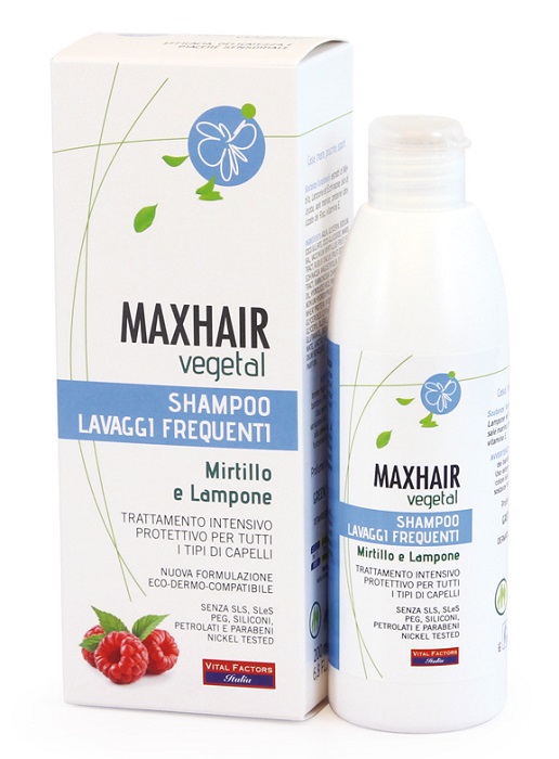 MAXHAIR VEGETAL SHAMPOO LAVAGGI FREQUENTI 200 ML - goldeneffe.it