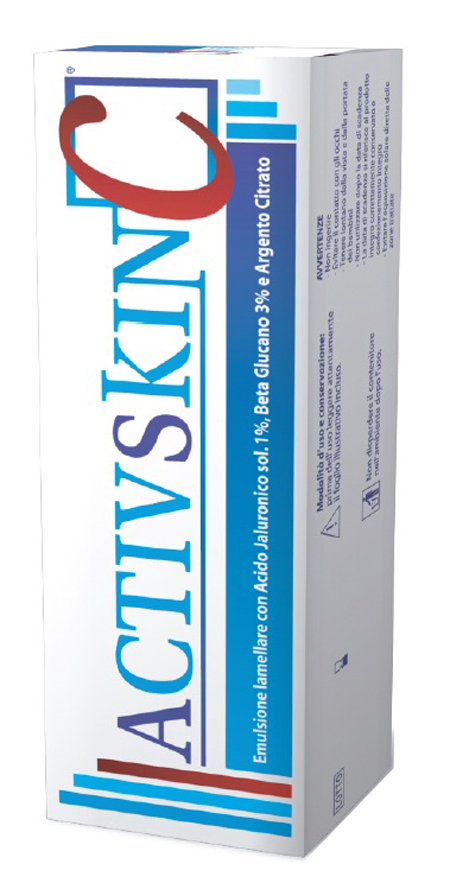 EMULSIONE IAMELLARE ACTIV SKIN CON ACIDO JALURONICO 1% BETA GLUCANO 3% E ARGENTO CITRATO 30 ML - goldeneffe.it